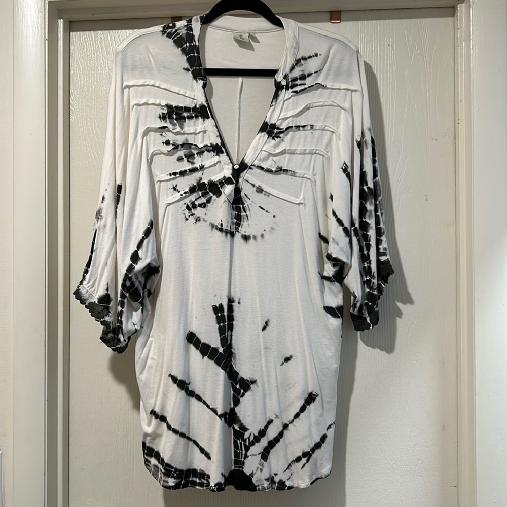 Women’s Saint Tropez West Tie-Dye Long Shirt / Cover-Up